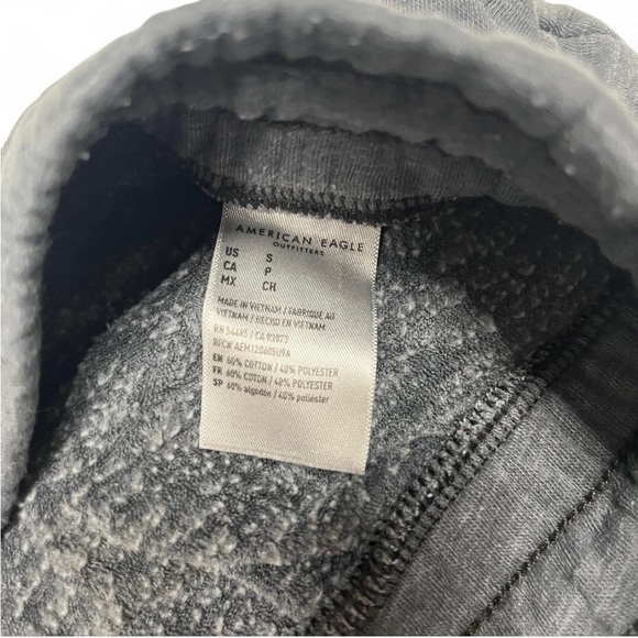 American Eagle Gray Wide Leg Sweatpants - Picture 4 of 6